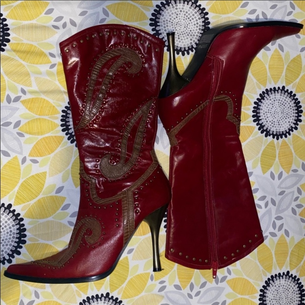 Leather Boots.